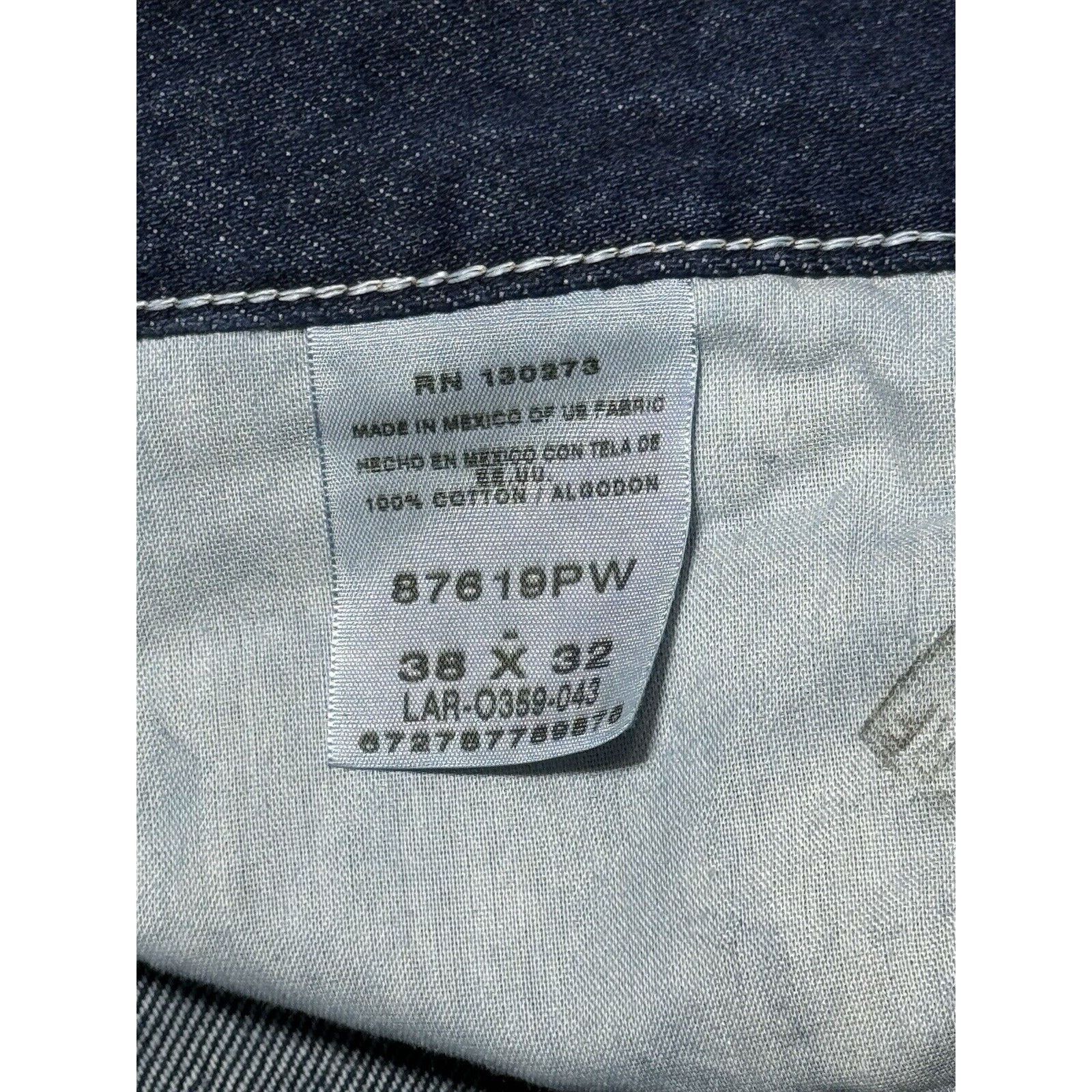 Rustler Rustler Heavyweight Jeans Mens 38x32 Straight Workwear Size US 38 / EU 54 - 7 Thumbnail