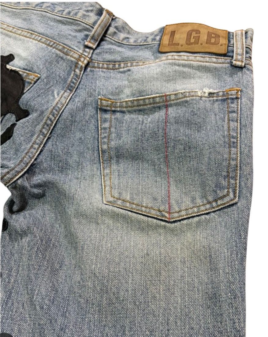 Le Grande Bleu (L.G.B.) L.G.B. lesther Skull 3/4 Denim Size US 32 / EU 48 - 6 Thumbnail
