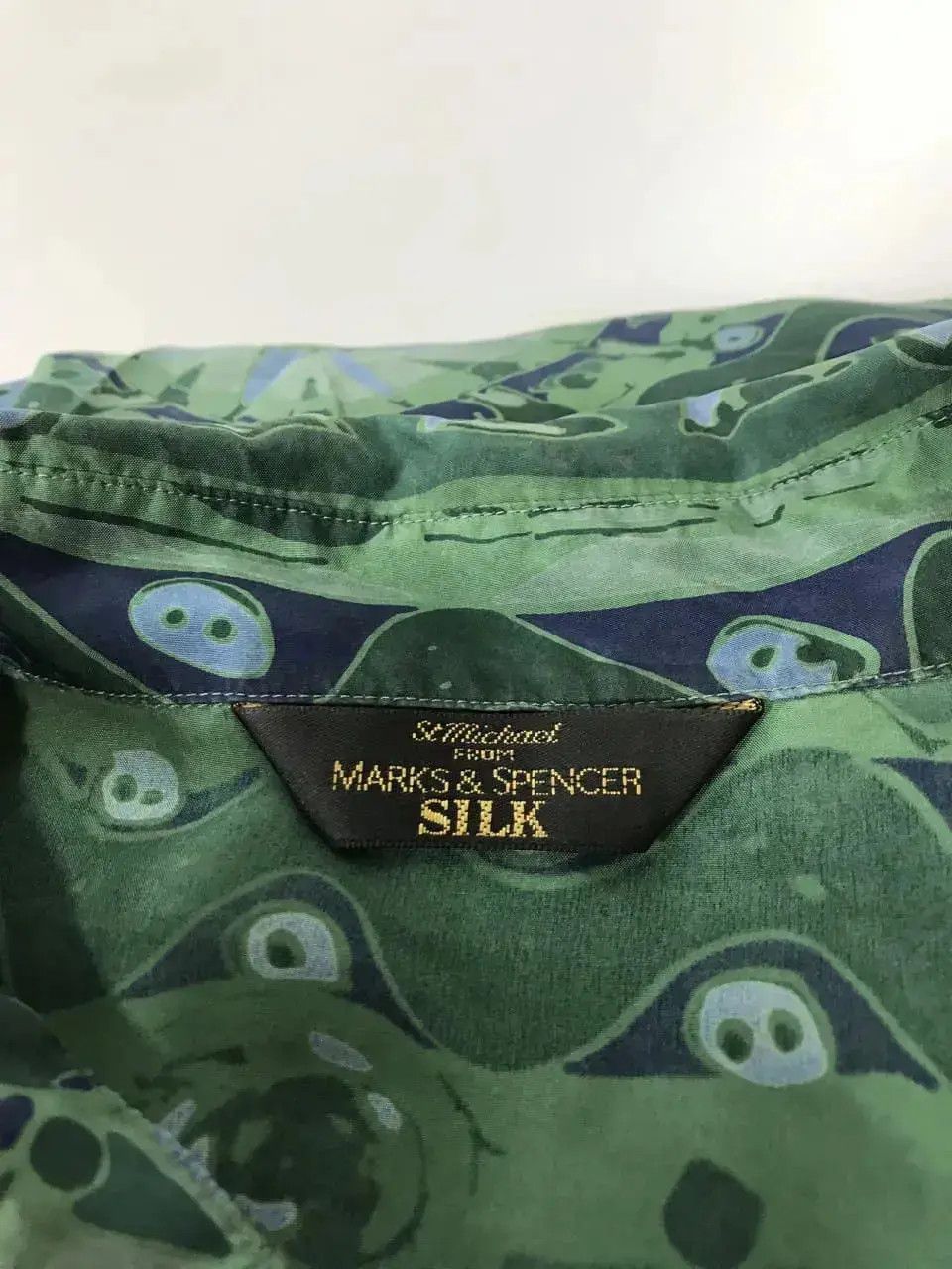 Marks & Spencer Hawaiian shirt silk vintage Size US M / EU 48-50 / 2 - 3 Thumbnail