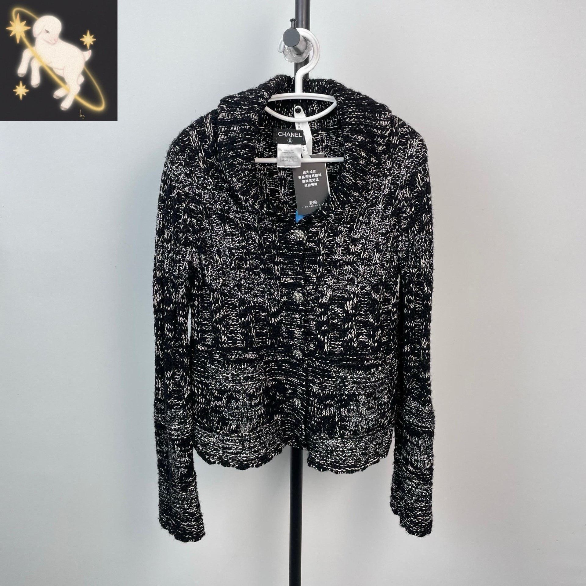 Chanel Chanel Black Sweater 25 Women Size XS / US 0-2 / IT 36-38 - 1 Thumbnail