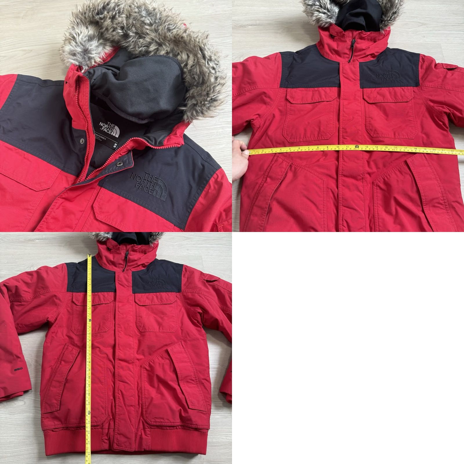The North Face The North Face Gotham Winter Jacket III Down 550 DryVent Jacket M Nylon Red Size US M / EU 48-50 / 2 - 8 Thumbnail