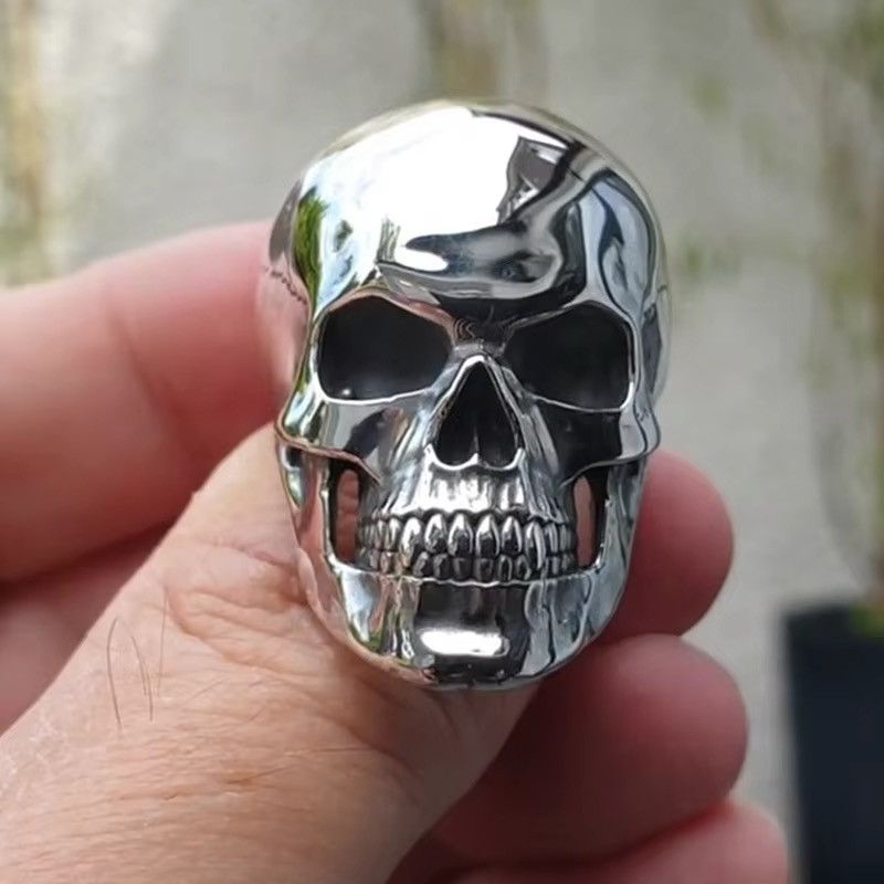 Jewelry × Vintage Retro Personality Skull Ring Size ONE SIZE - 1 Thumbnail