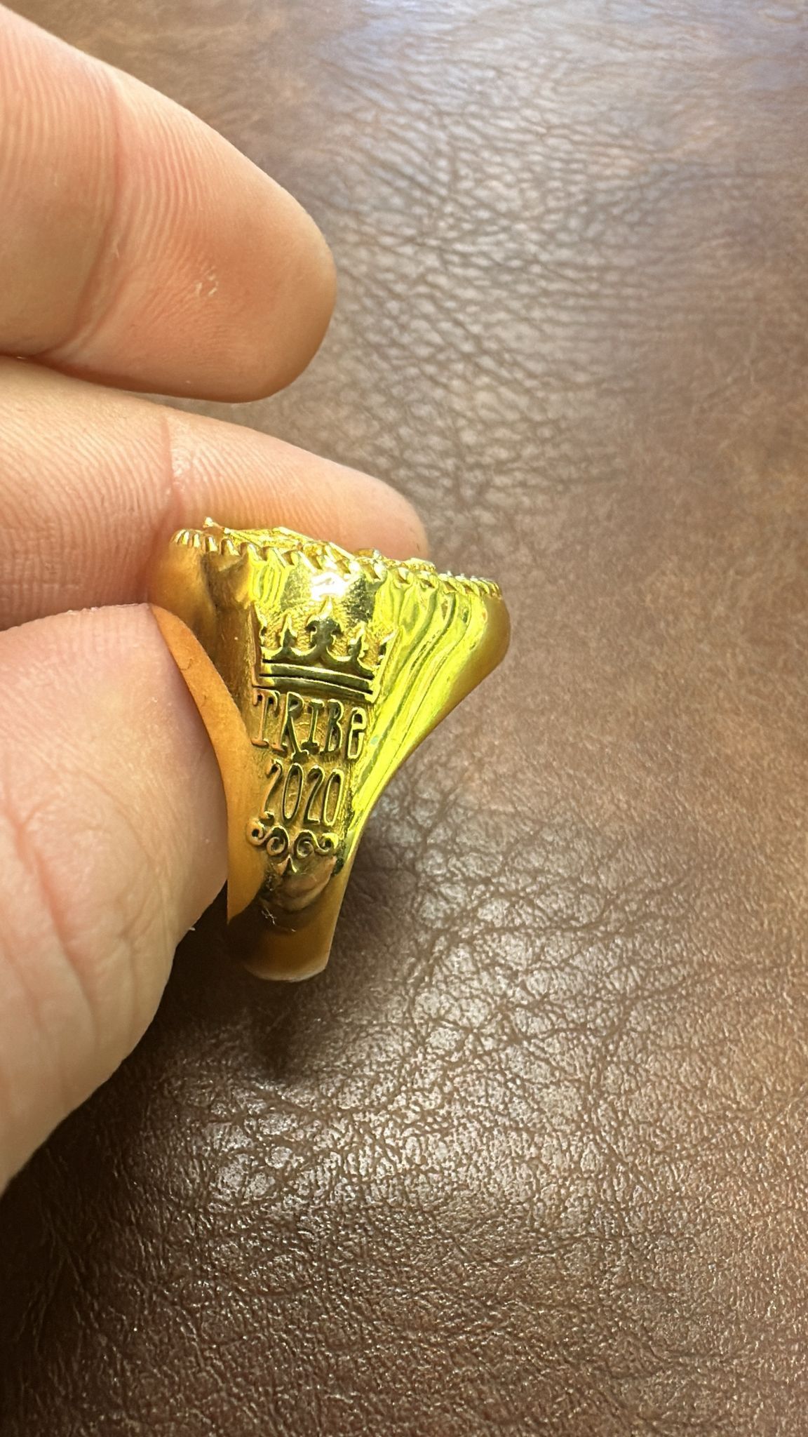 Jewelry × Stussy × Vintage CC000021 Size: 10 / Stüssy 40th Anniversary Ring in Gold Size ONE SIZE - 8 Thumbnail