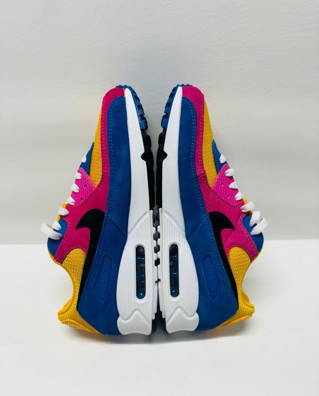 Nike Air Max 90 Multicolor Suede University Gold Blue