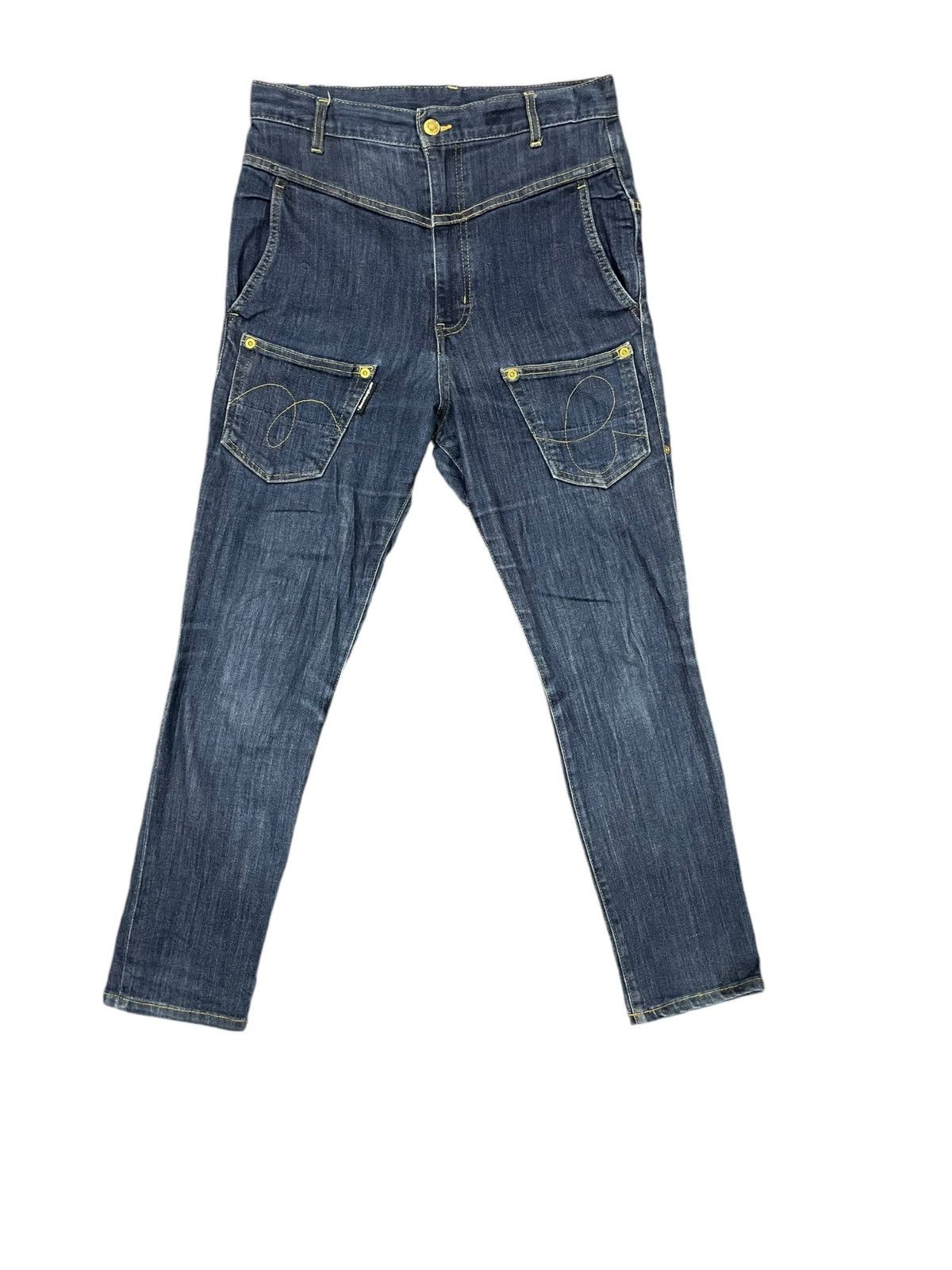 Issey Miyake Mercibeaucoup Issey Miyake Drop Crotch Jeans Size US 30 / EU 46 - 2 Thumbnail