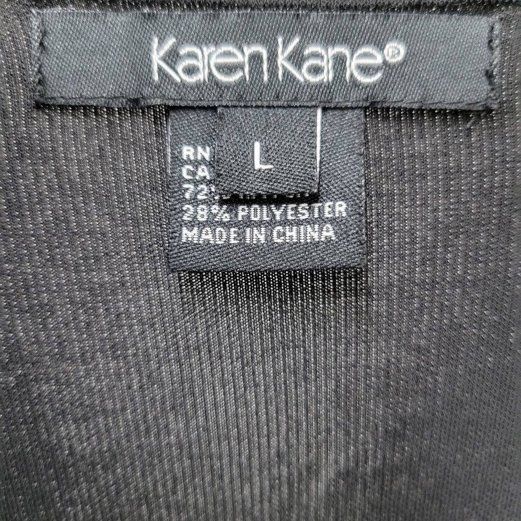 Other Karen Kane Cafe Chic Embroidered Flare 3/4 Sleeves Dress Size L / US 10 / IT 46 - 8 Thumbnail