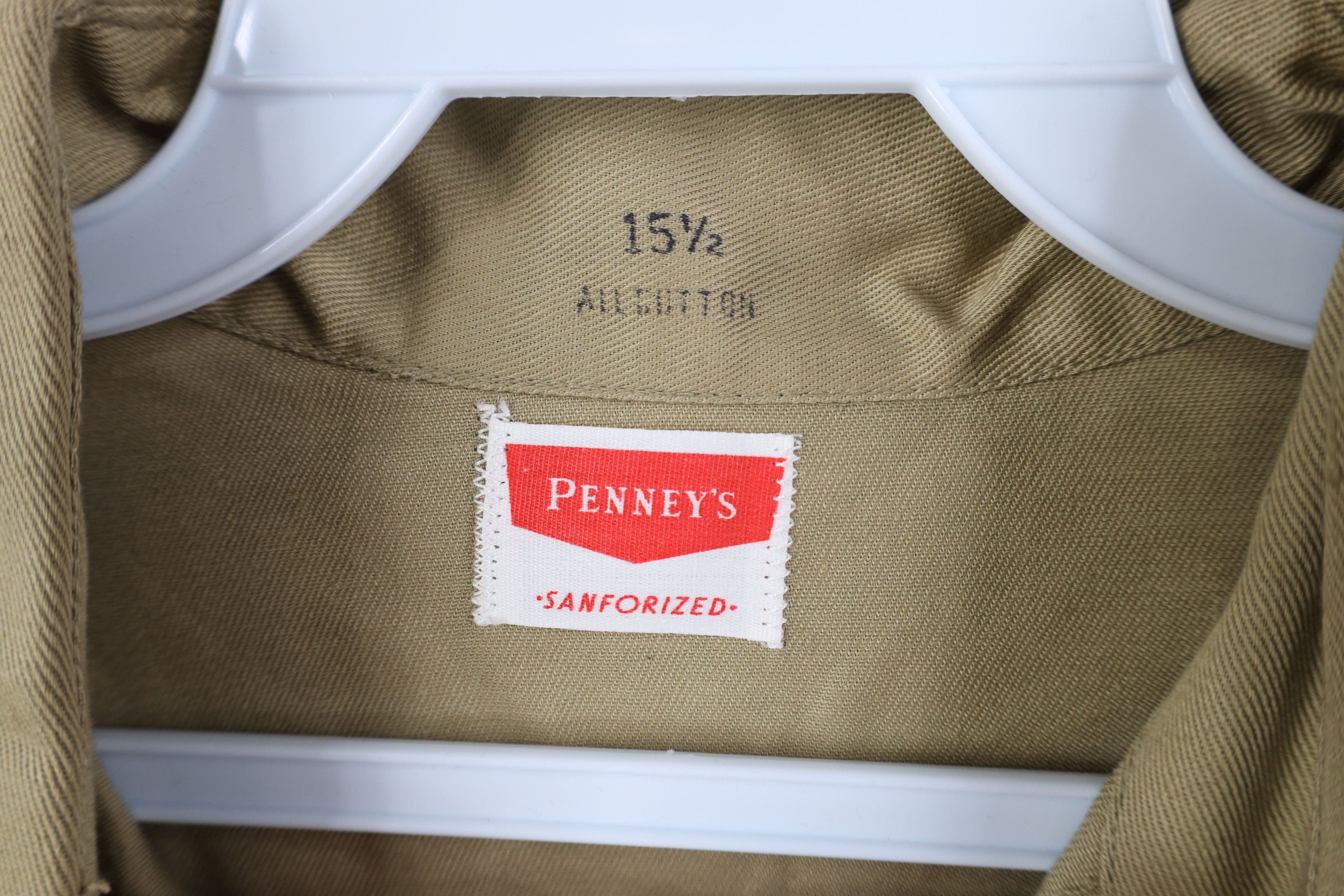 Vintage Vintage 50s Penneys Collared Button Shirt Workwear USA Size US M / EU 48-50 / 2 - 10 Thumbnail