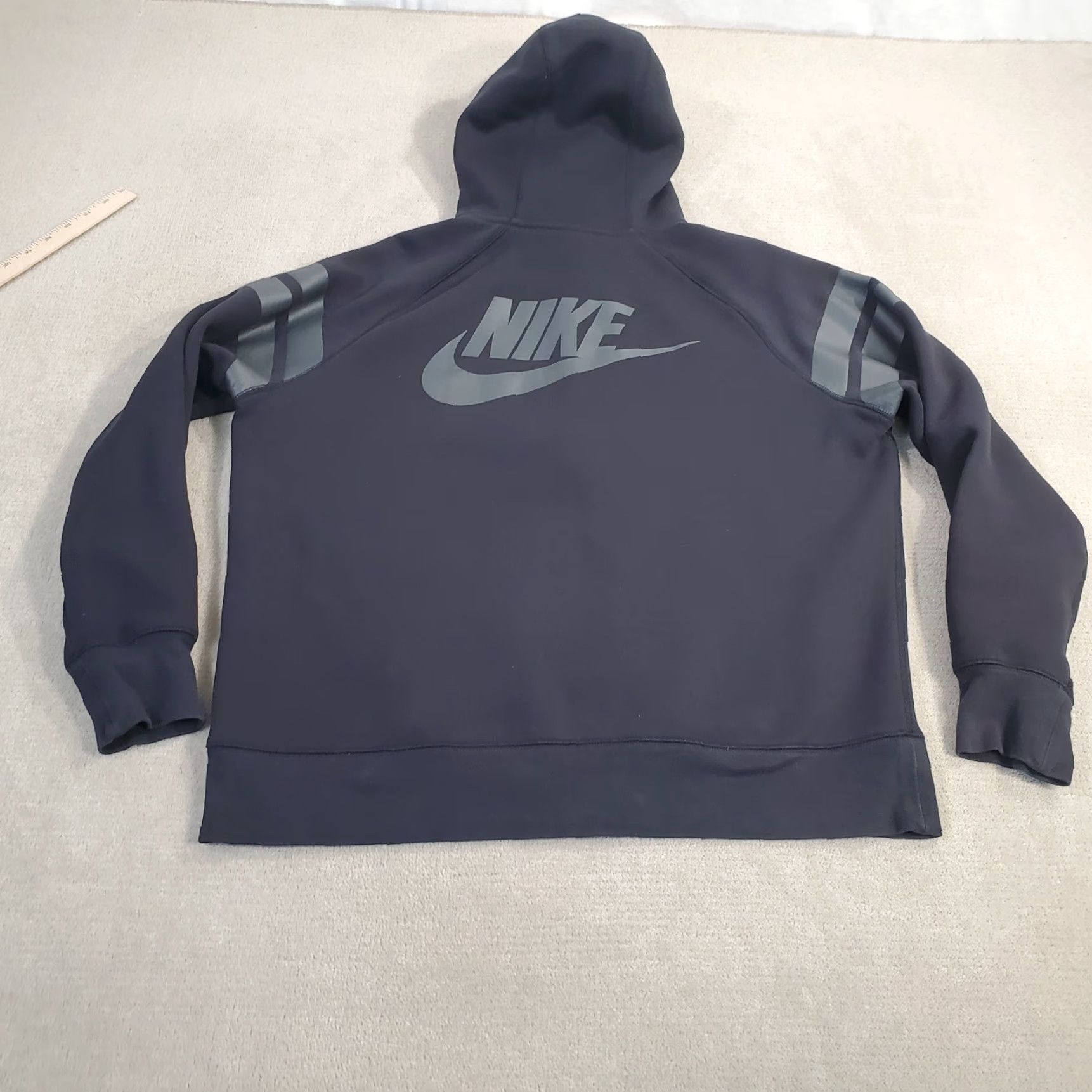 Nike Nike Hoodie Mens XL Black Full Zip Sweatshirt Size US XL / EU 56 / 4 - 7 Thumbnail