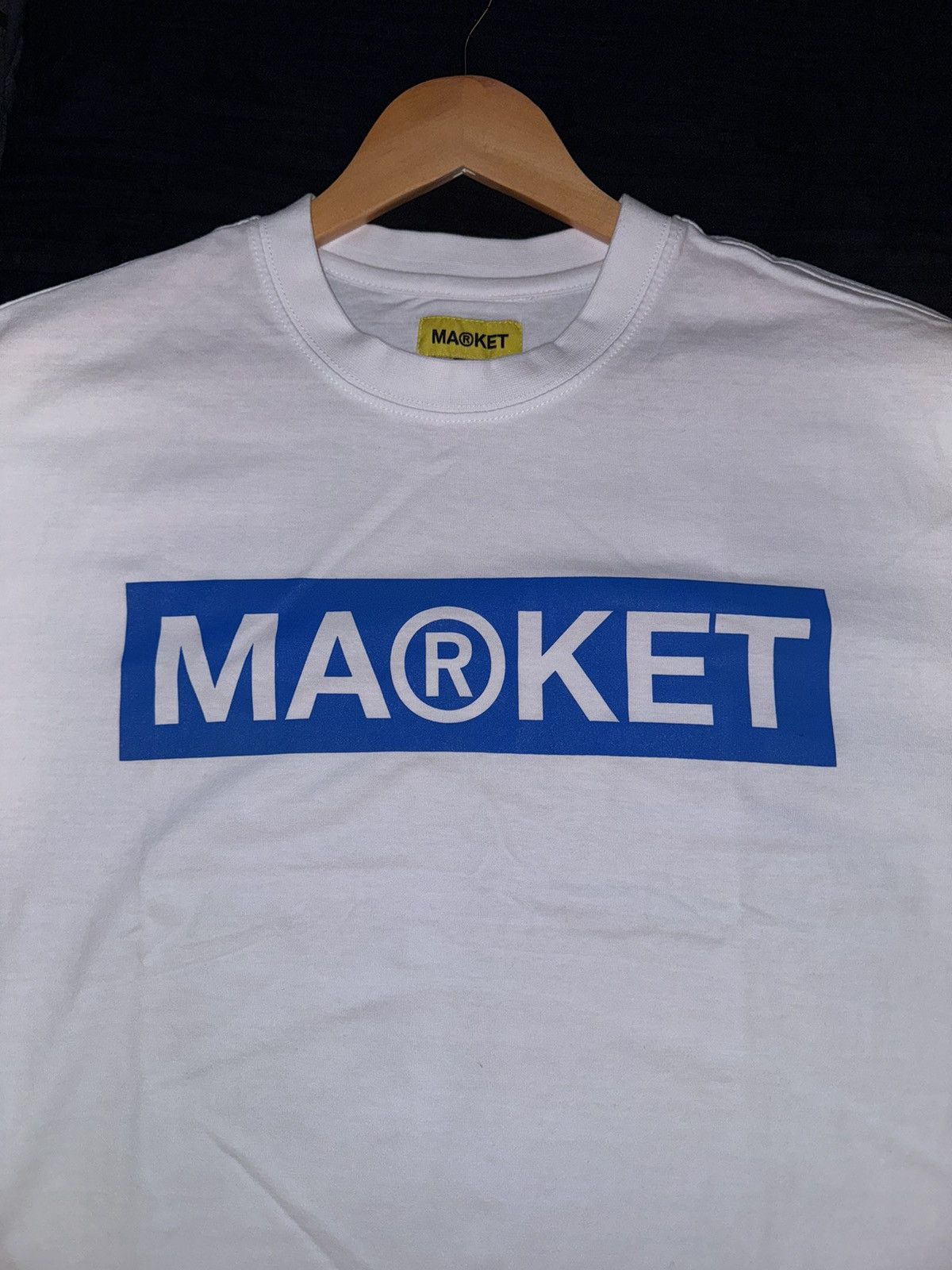 Market Market Blue/White Box Logo Tee Size US L / EU 52-54 / 3 - 3 Thumbnail