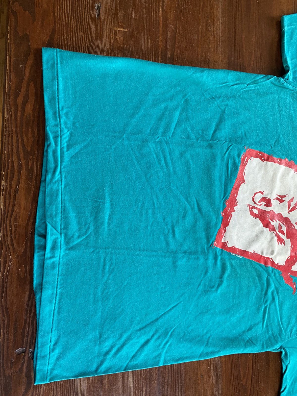 Hanes × Vintage Vintage ‘91 Red Sage Bull Skull Turquoise Single Stitch Tee Size US L / EU 52-54 / 3 - 12 Thumbnail