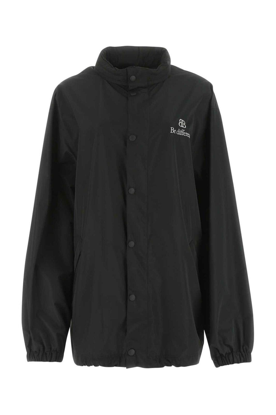 Balenciaga o1mle0924 BB Be Different Windbreaker in Black Size US M / EU 48-50 / 2 - 1 Thumbnail