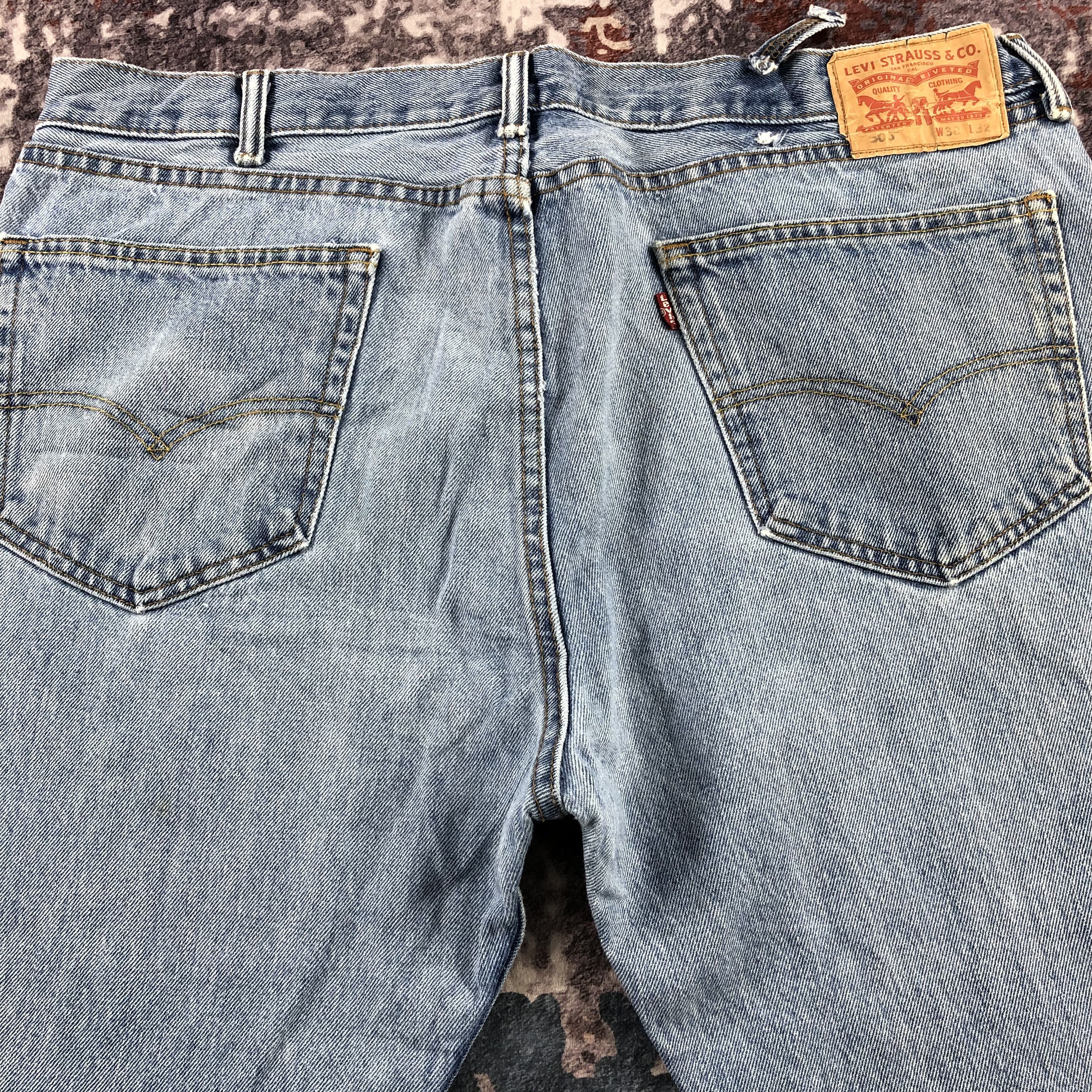 Levi's × Vintage Vintage Blue Wash Levis 505 Jeans-JM3109 Size US 40 / EU 56 - 5 Thumbnail