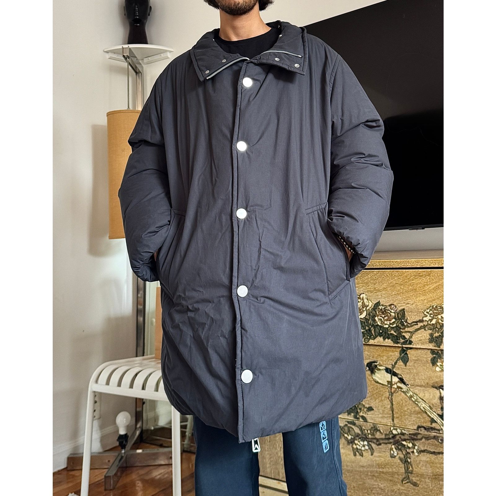 Bottega Veneta BOTTEGA VENETA NWT Down Jacket / Down Vest Navy blue -Size M Size US M / EU 48-50 / 2 - 2 Thumbnail