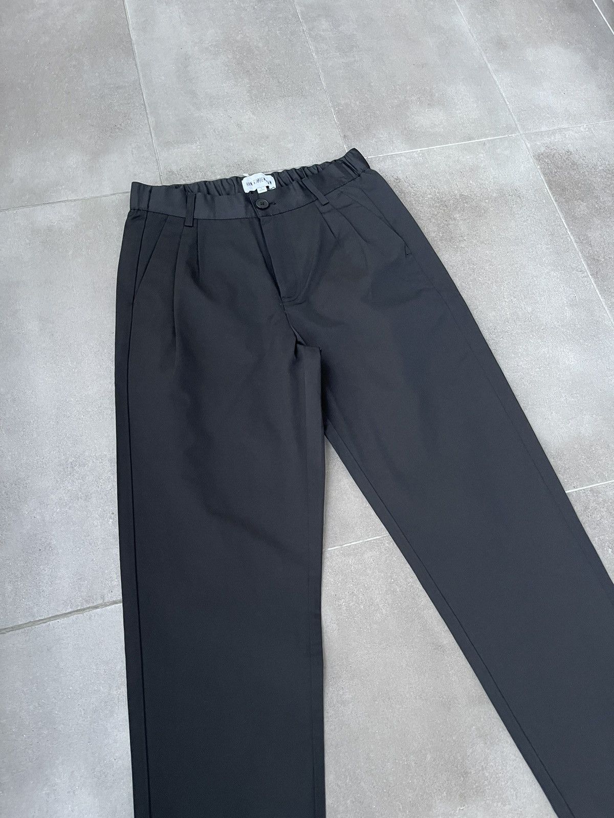 Han Kjobenhavn !DS! AW22 Han Kjobenhavn Tapered Black Trousers Size US 30 / EU 46 - 6 Thumbnail