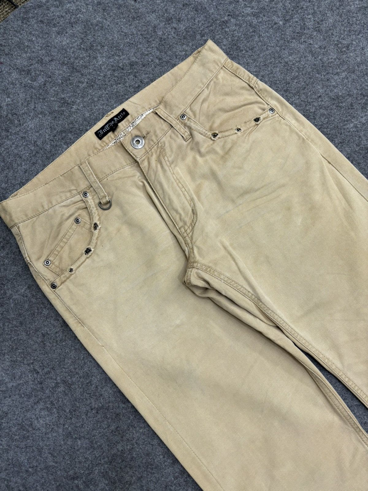In The Attic 💥Minimalist💥In The Attic Chain Style Straight Denim F487 Size US 33 - 6 Thumbnail