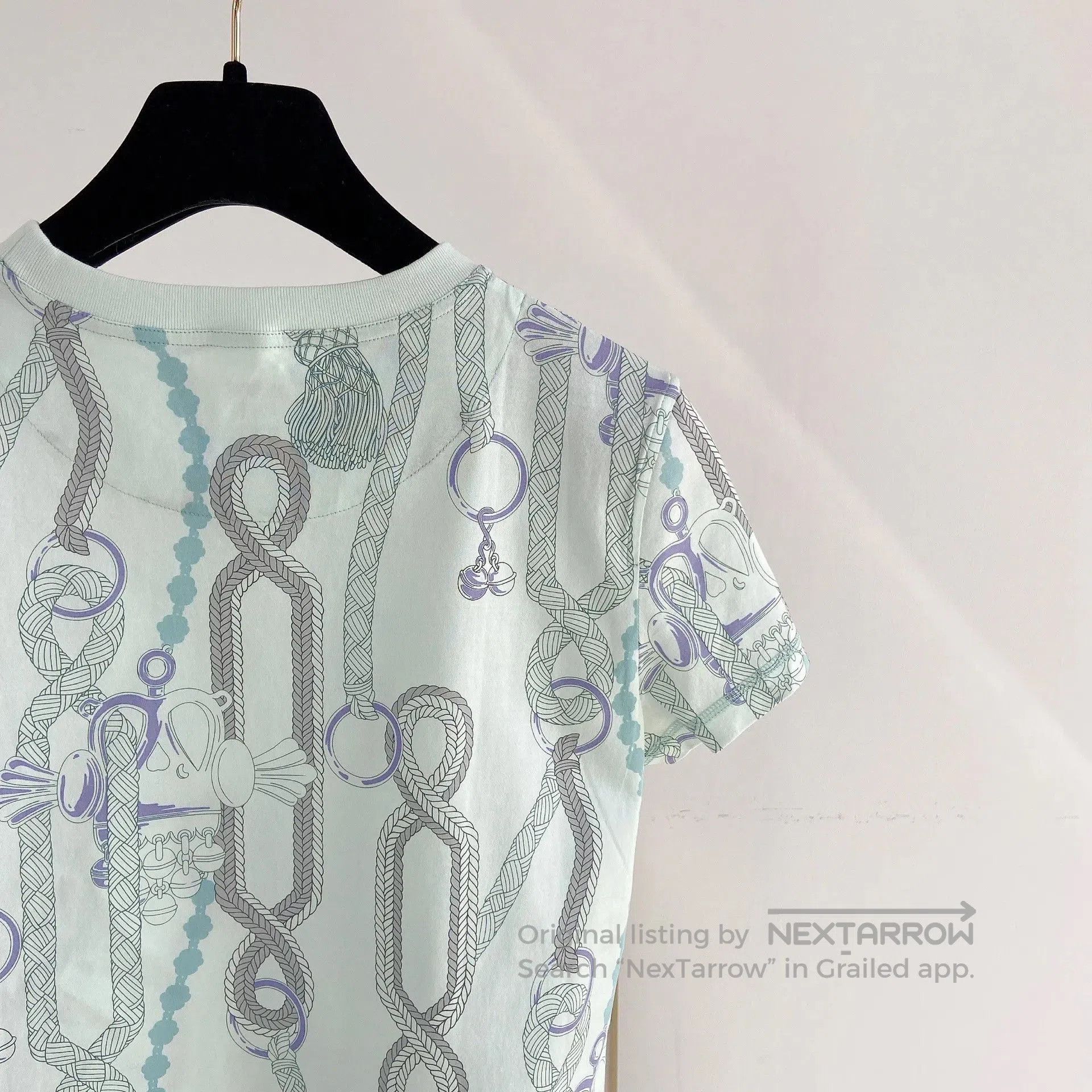 Hermes Hermes Printed T-Shirt Size 34. Size XXS / US 00 / IT 34 - 5 Thumbnail