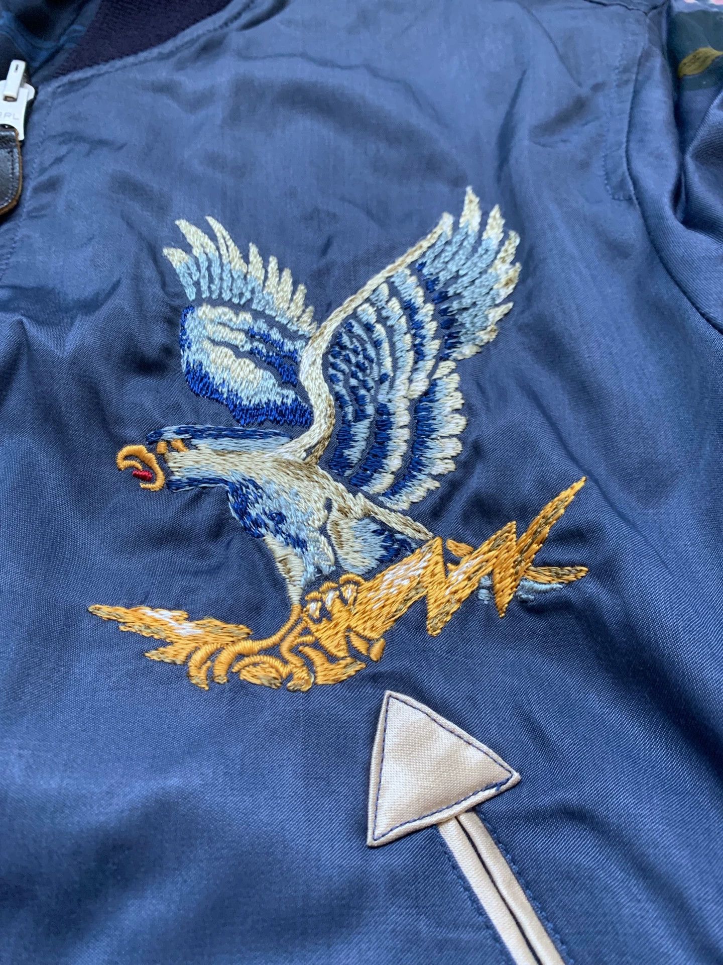 RRL Ralph Lauren RRL Yokosuka Embroidered Jacket Reverse Camo S Size US S / EU 44-46 / 1 - 8 Thumbnail