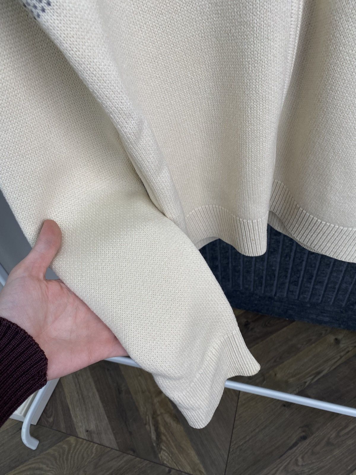 Lacoste Vintage Lacoste Full Zip Knit Jumper Size US M / EU 48-50 / 2 - 5 Thumbnail