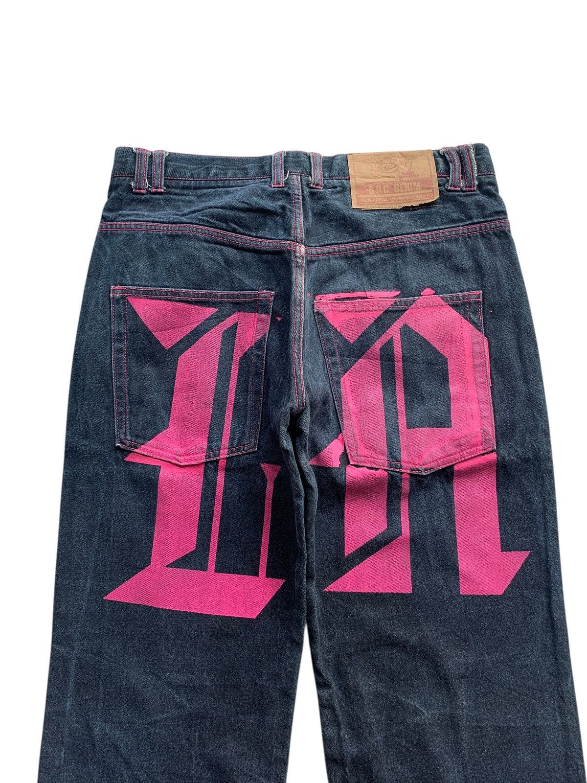 Other SOC DENIM DAICOCK BAGGY INSPIRED EVISU RAW STREETWEAR JEANS Size US 34 / EU 50 - 6 Thumbnail