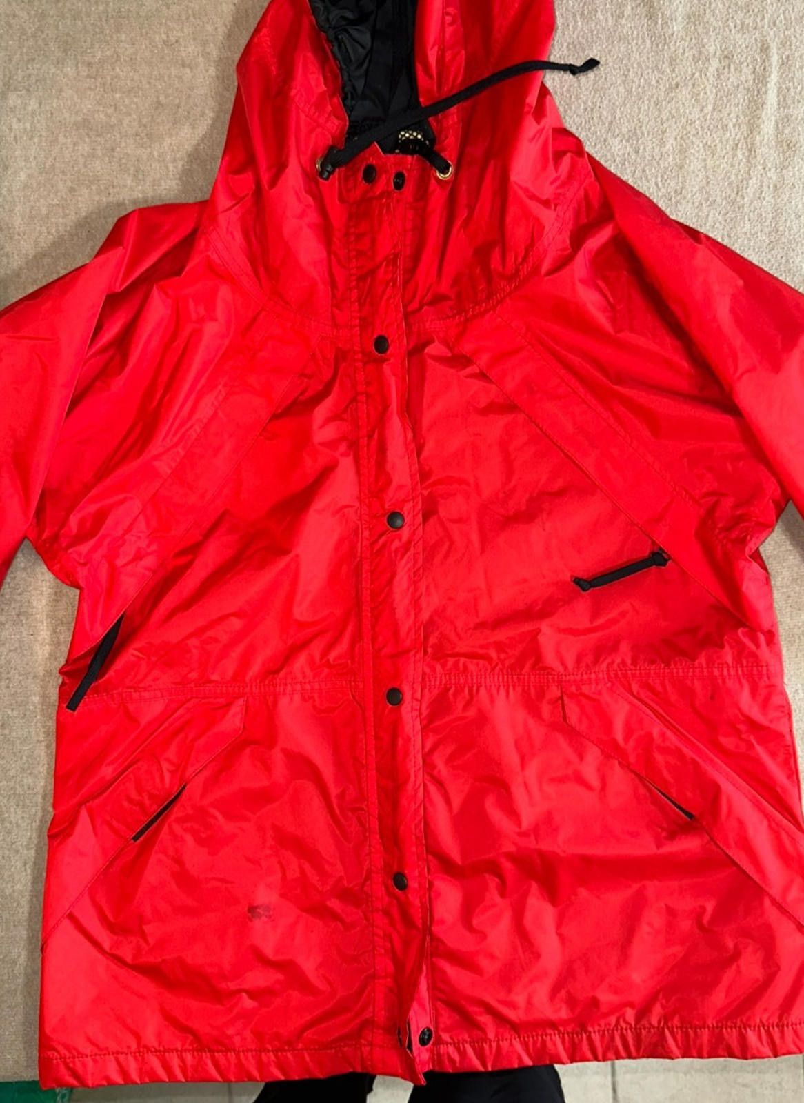 Rei Vintage REI GORE-TEX Red Full Zip Button Closure Size 14W L Size US L / EU 52-54 / 3 - 1 Thumbnail