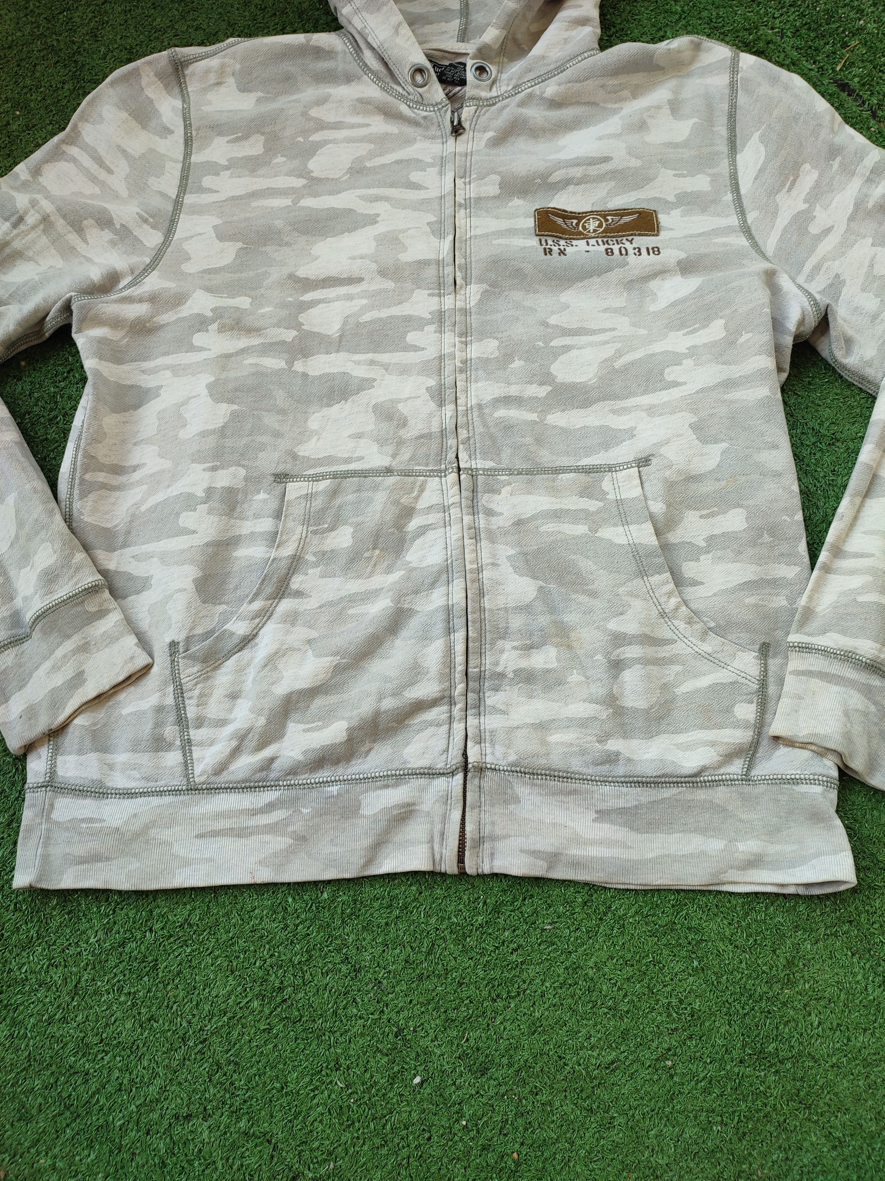 Japanese Brand RARE SUKAJAN DRAGON EMBROIDERY VINTAGE HOODIE Size US L / EU 52-54 / 3 - 8 Thumbnail
