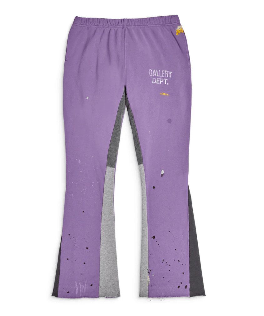 Gallery Dept. Gallery Department GD Logo Flare Sweatpants Purple Size US 36 / EU 52 - 1 Thumbnail