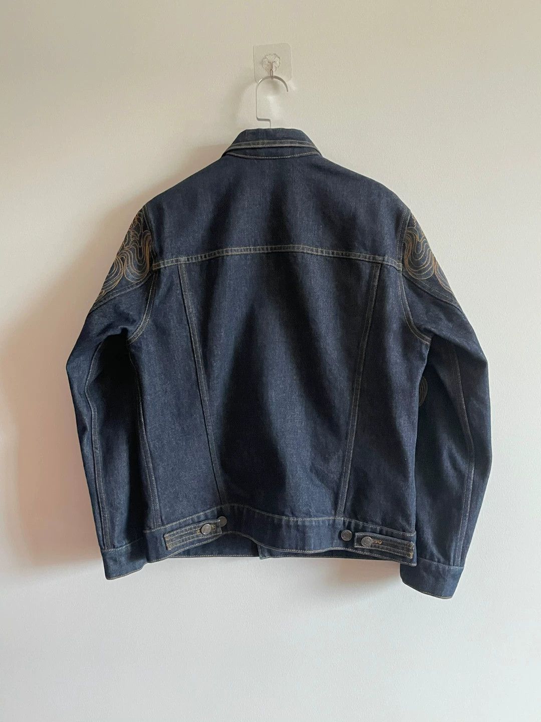 Dries Van Noten Dries Van Noten SS18 Floral Embroidered Denim Jacket Size US S / EU 44-46 / 1 - 7 Thumbnail