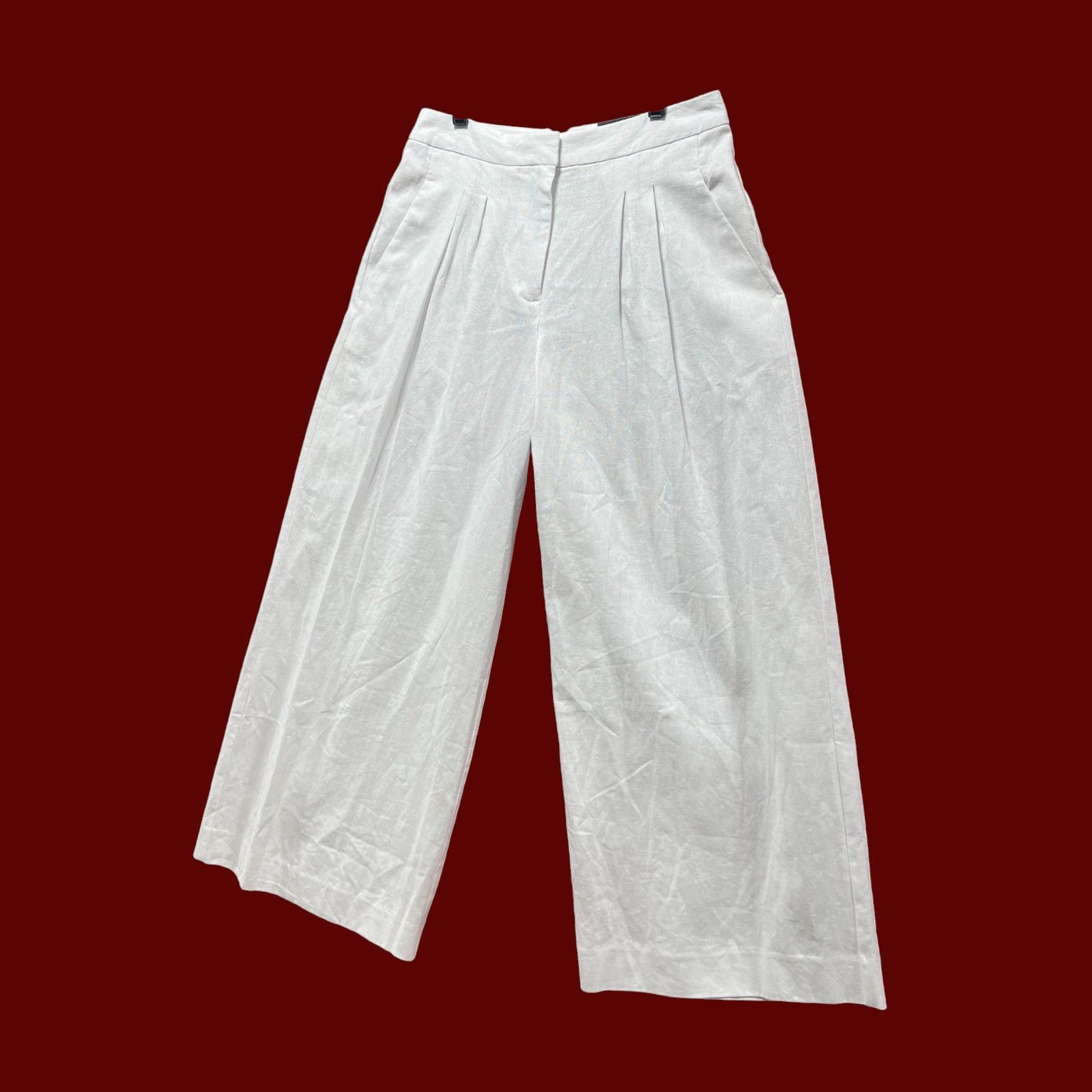 Worthington Worthington - Women's Mid-Rise Tall Cropped Pants - White - Size 26" / US 2 / IT 38 - 20 Thumbnail