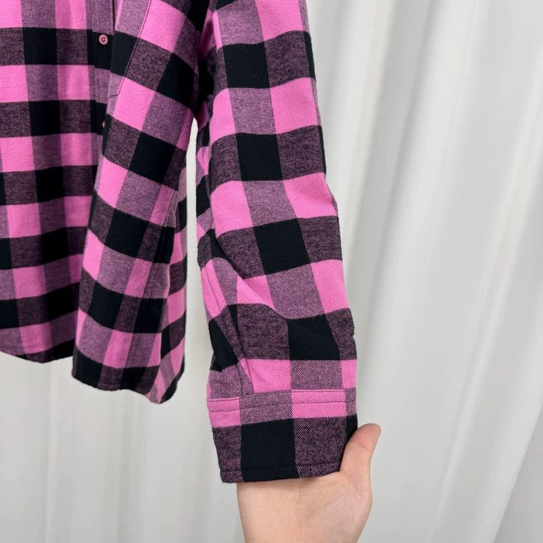 Balenciaga Balenciaga size 34 Black powder plaid cotton shirt jacket Size XS / US 0-2 / IT 36-38 - 4 Thumbnail