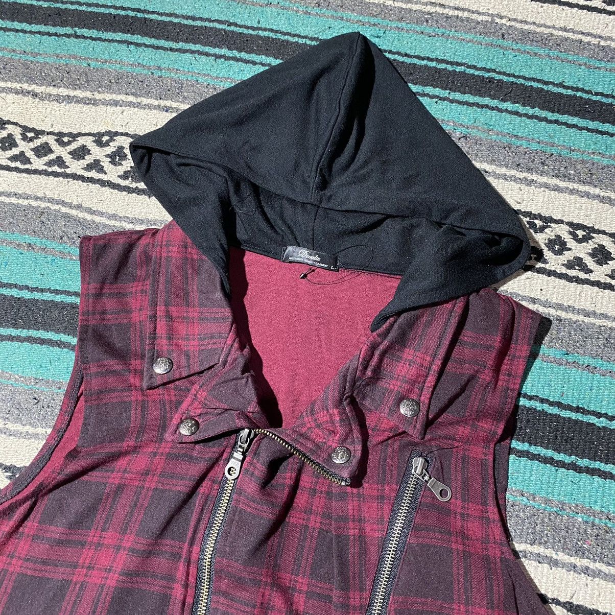 If Six Was Nine × Japanese Brand × Le Grande Bleu (L.G.B.) Devalte Asymmetric Punk Vest Hooded Size US S / EU 44-46 / 1 - 4 Thumbnail