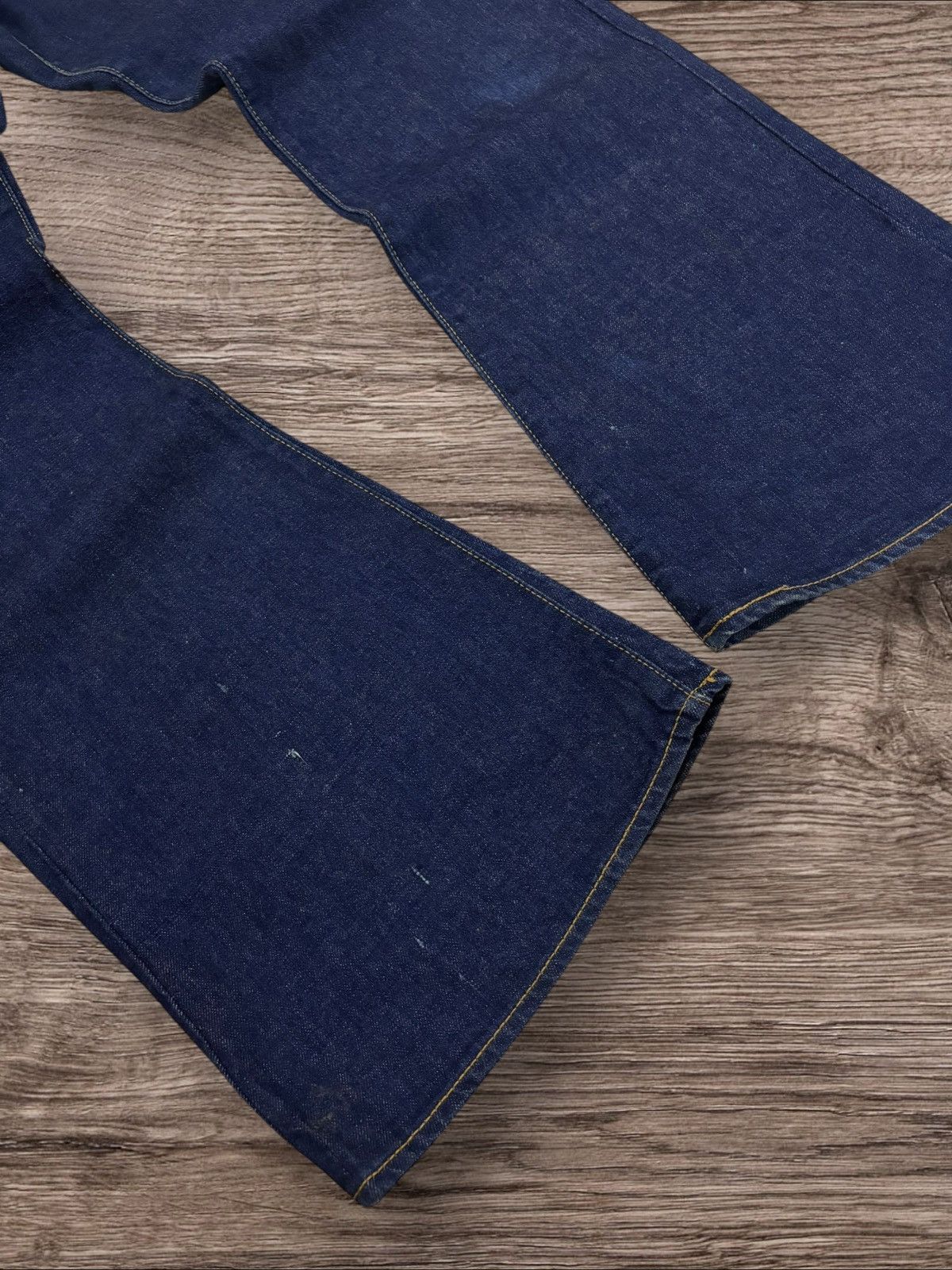 If Six Was Nine Y2k Calolud Flare Jeans 100% Cotton Raw Indigo Size US 36 / EU 52 - 3 Thumbnail