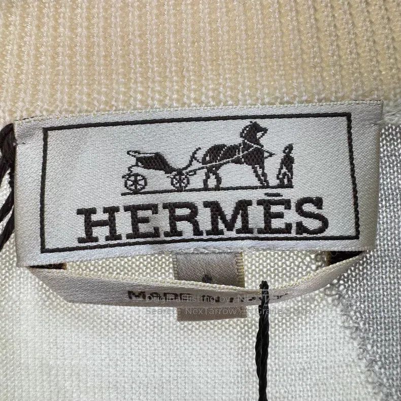 Hermes Hermes Geometric color block cashmere zipper knit jacket Size US S / EU 44-46 / 1 - 6 Thumbnail