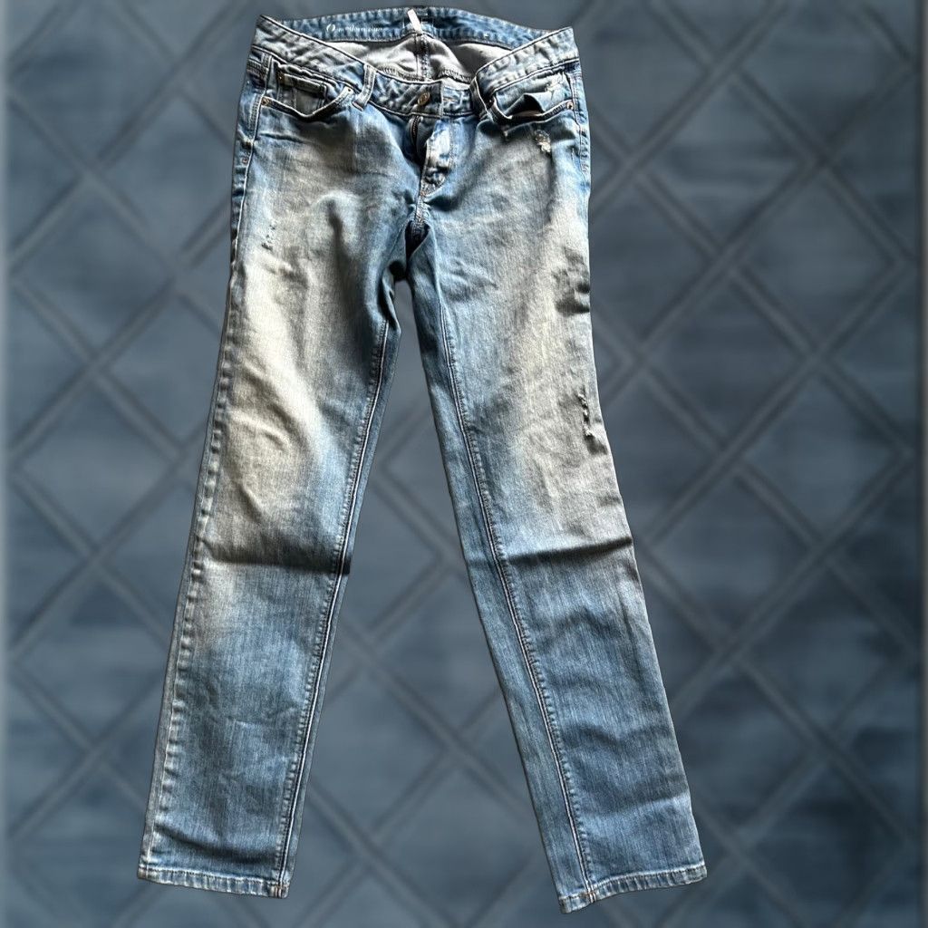 Ann Taylor VINTAGE? (No) ANN TAYLOR LOFT Modern Fit Skinny Denim Jeans Women's Size 6 Blue Low Rise Adult Regular 34 In Inseam Skinny Womens Size 28" / US 6 / IT 42 - 1 Thumbnail