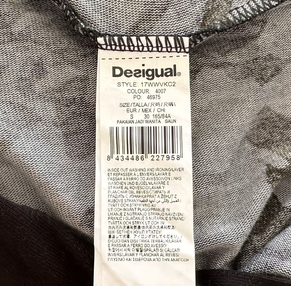 Desigual Desigual Military Print Women's Dress Viscose Size S Size S / US 4 / IT 40 - 4 Thumbnail