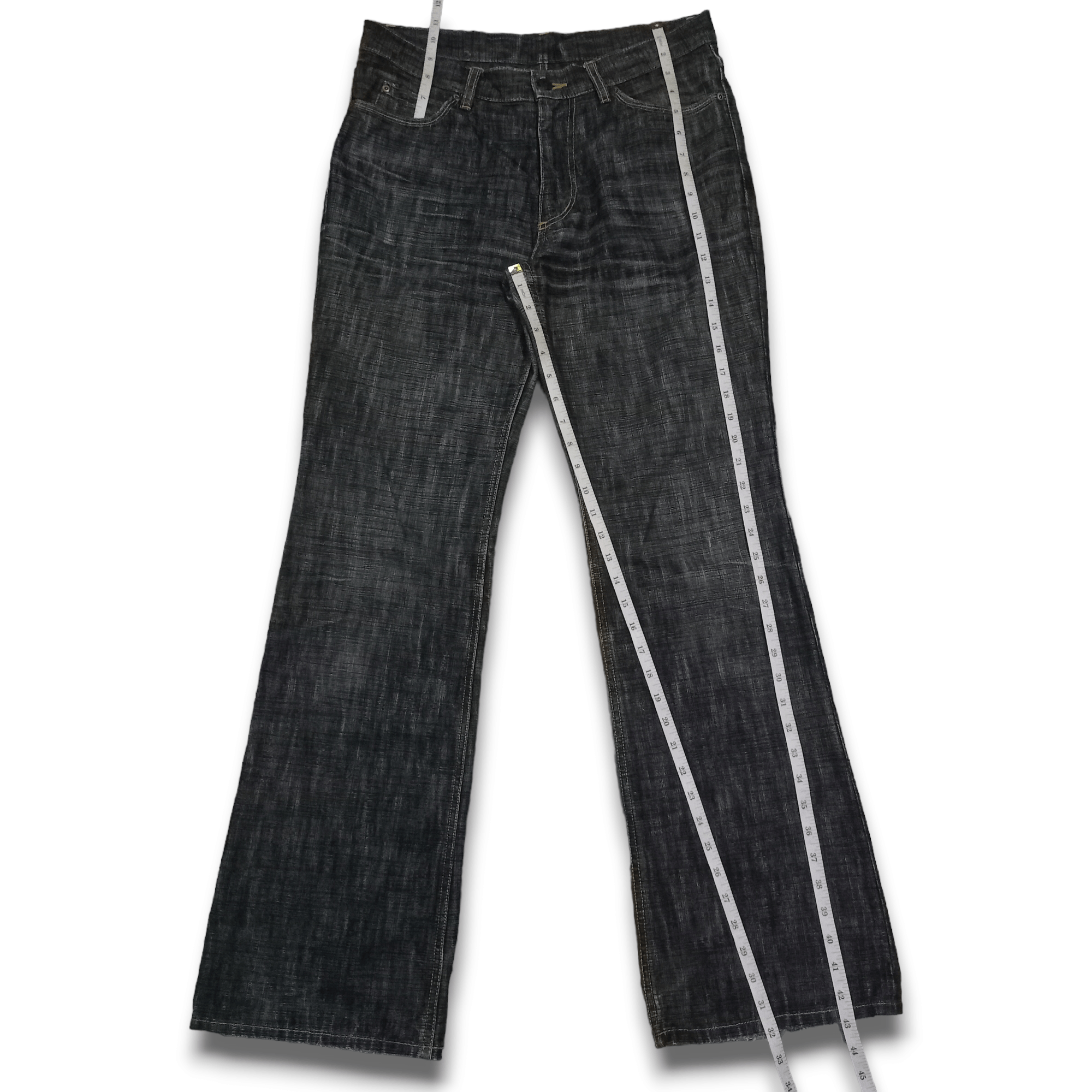 Designer × Japanese Brand Vintage Japanese Brand Atelier Black Flare Jeans 31x32 Size US 31 - 9 Thumbnail