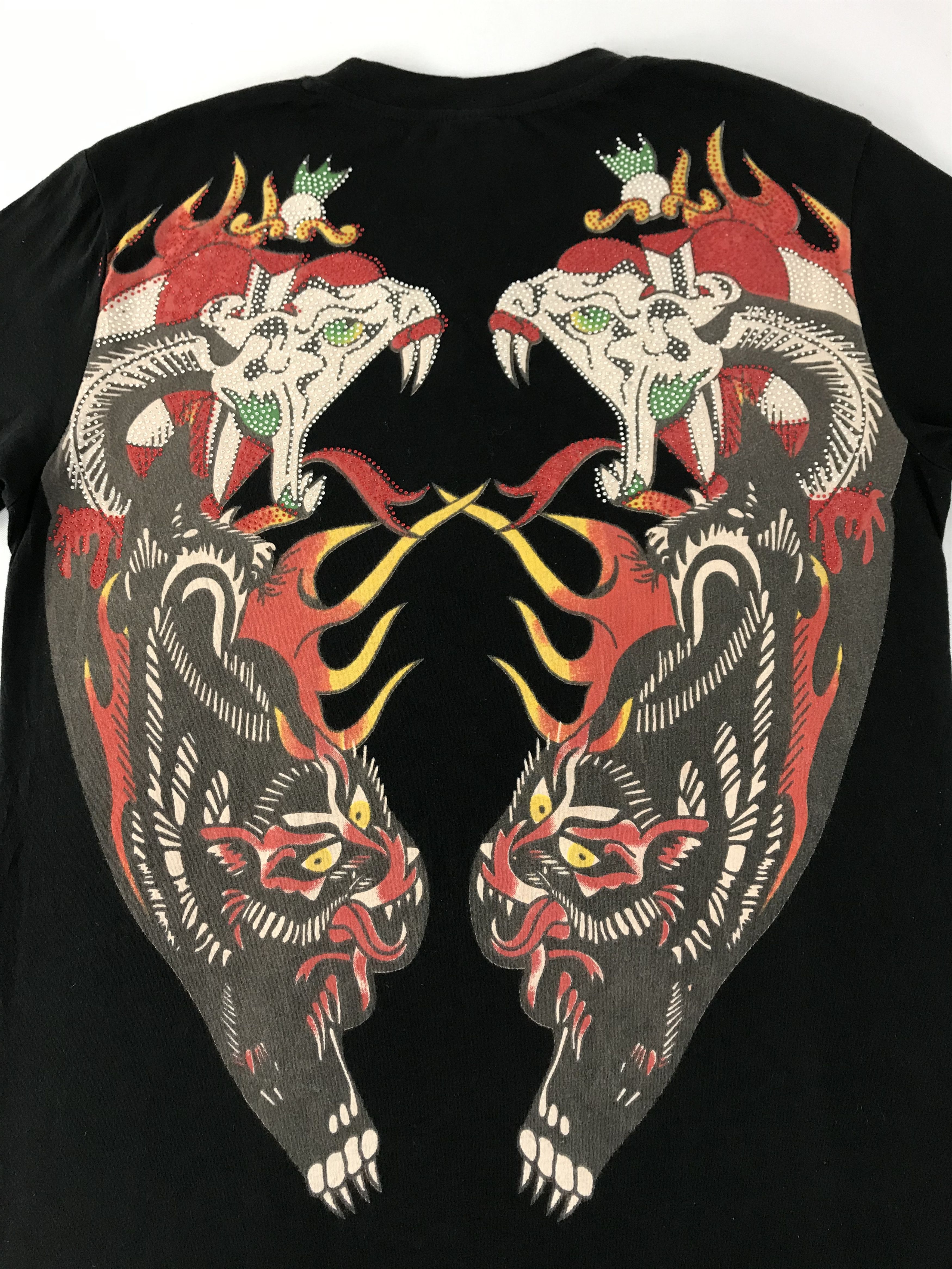 Ed Hardy Ed Hardy By Christian Audigier Tattoo Snake Printed Tee Size US S / EU 44-46 / 1 - 2 Thumbnail