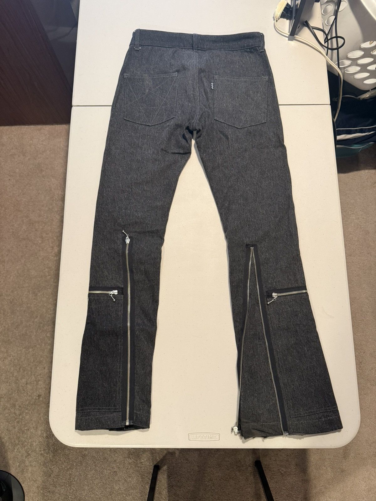 Midnight Studios midnight studios| zipper jeans | shane gonzalez Size US 30 / EU 46 - 2 Thumbnail