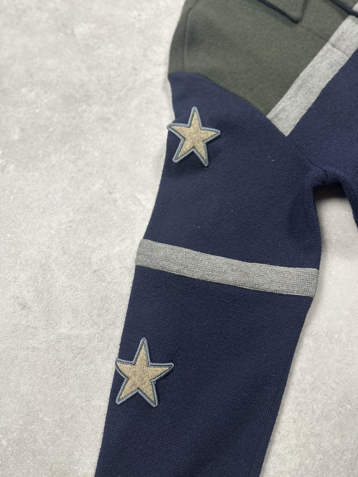 Armani Armani Vintage Varsity Jacket Navy/Olive Star Patches, 81 M Size US M / EU 48-50 / 2 - 10 Thumbnail