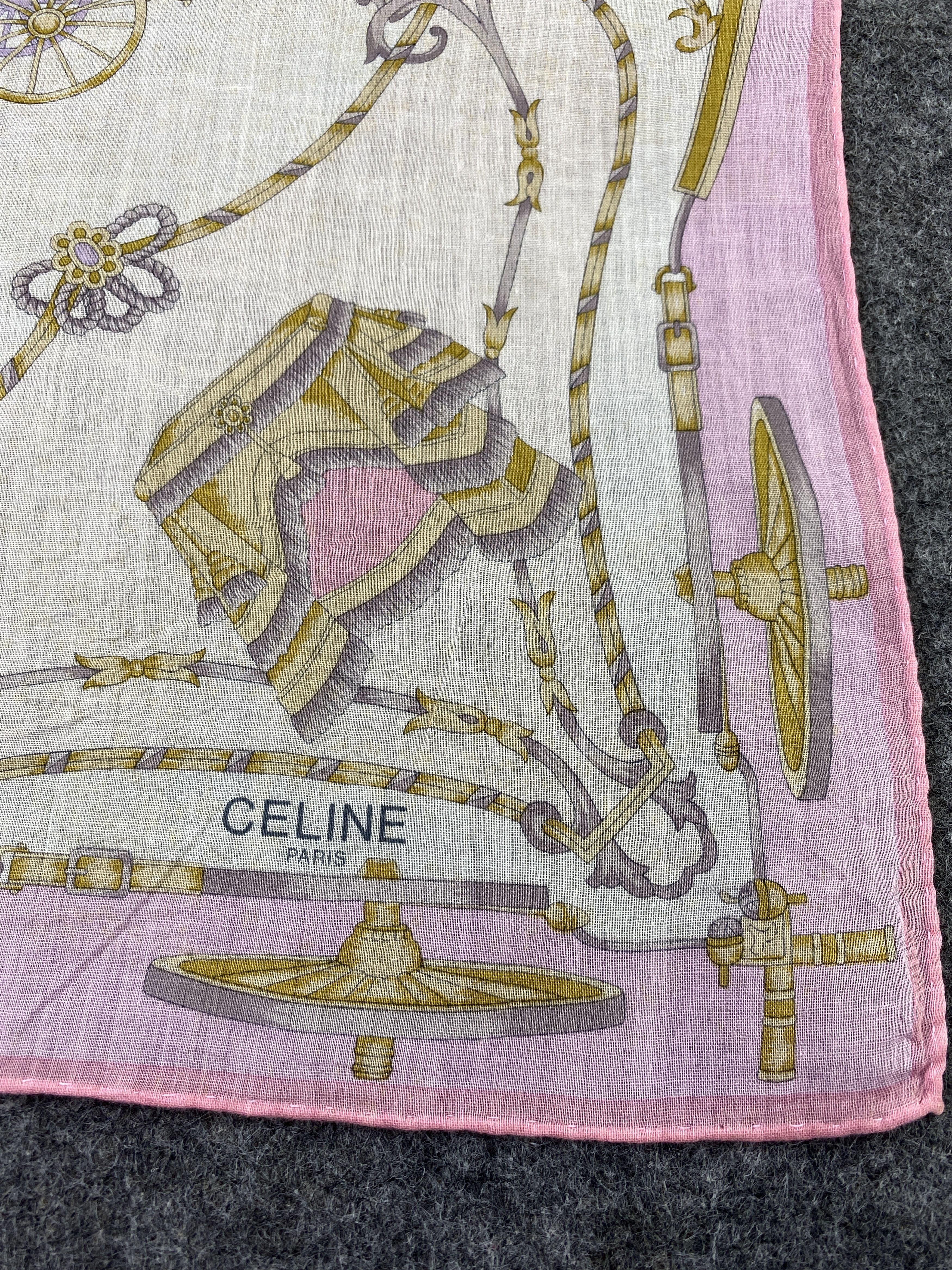 Celine × Vintage Celine handkerchief bandana neckerchief-B168 Size ONE SIZE - 5 Thumbnail
