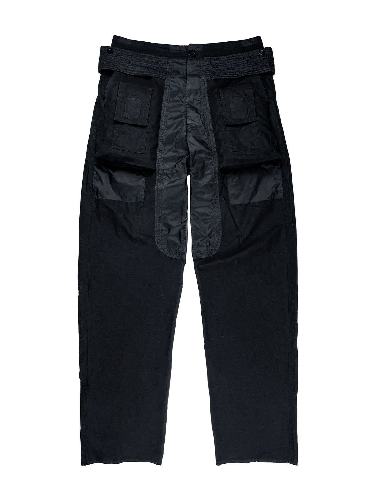 image of Ss08 Rick Owens OG Baggy Creatch Cargo Pants Mainline in Black, Men's (Size 32)