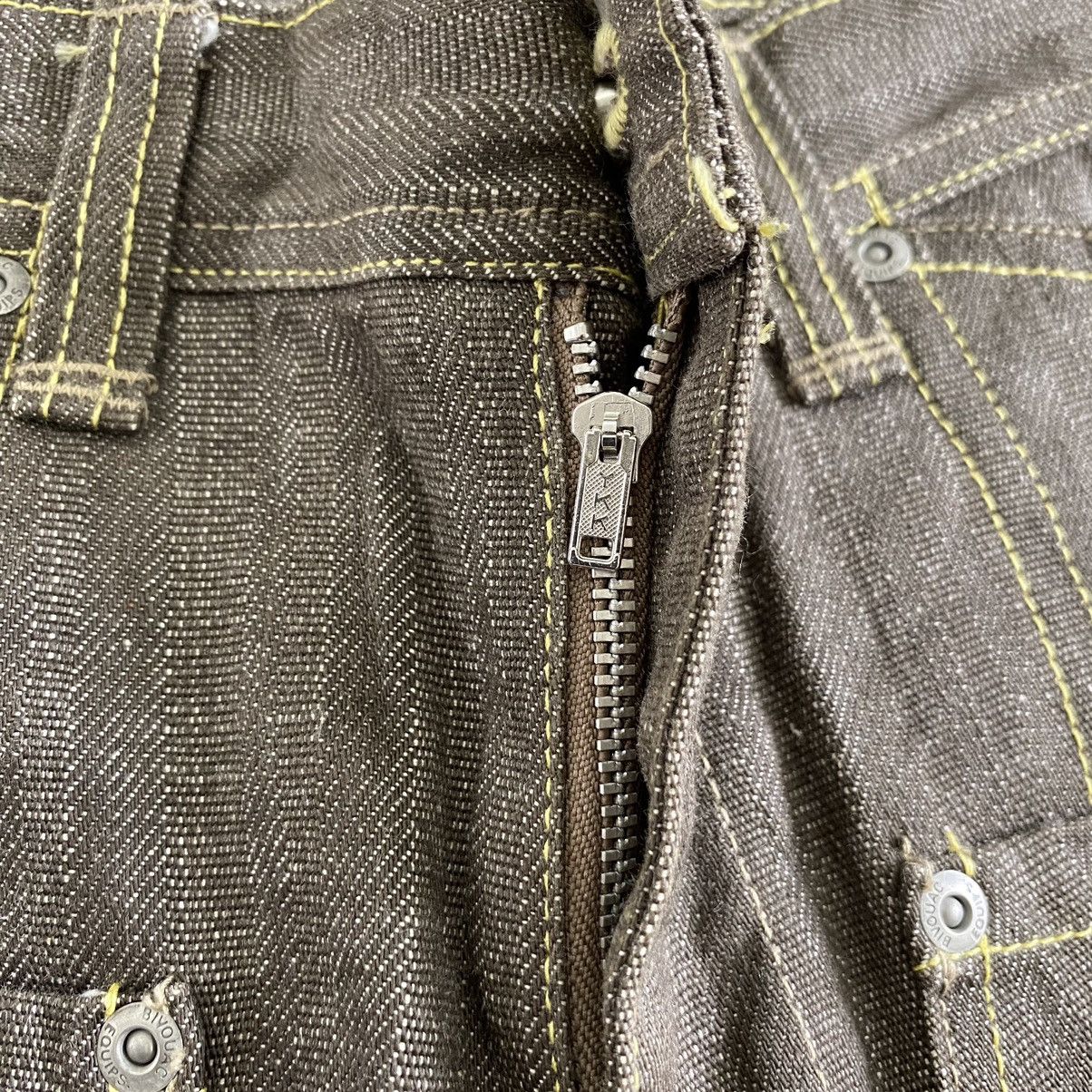 Japanese Brand Vintage Bivouac Japan Double knee HBT Workwear Denim Size US 32 / EU 48 - 13 Thumbnail