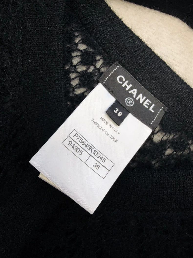 Chanel Chanel 23K autumn and winter black hollow puff sleeve knit Size XS / US 0-2 / IT 36-38 - 5 Thumbnail