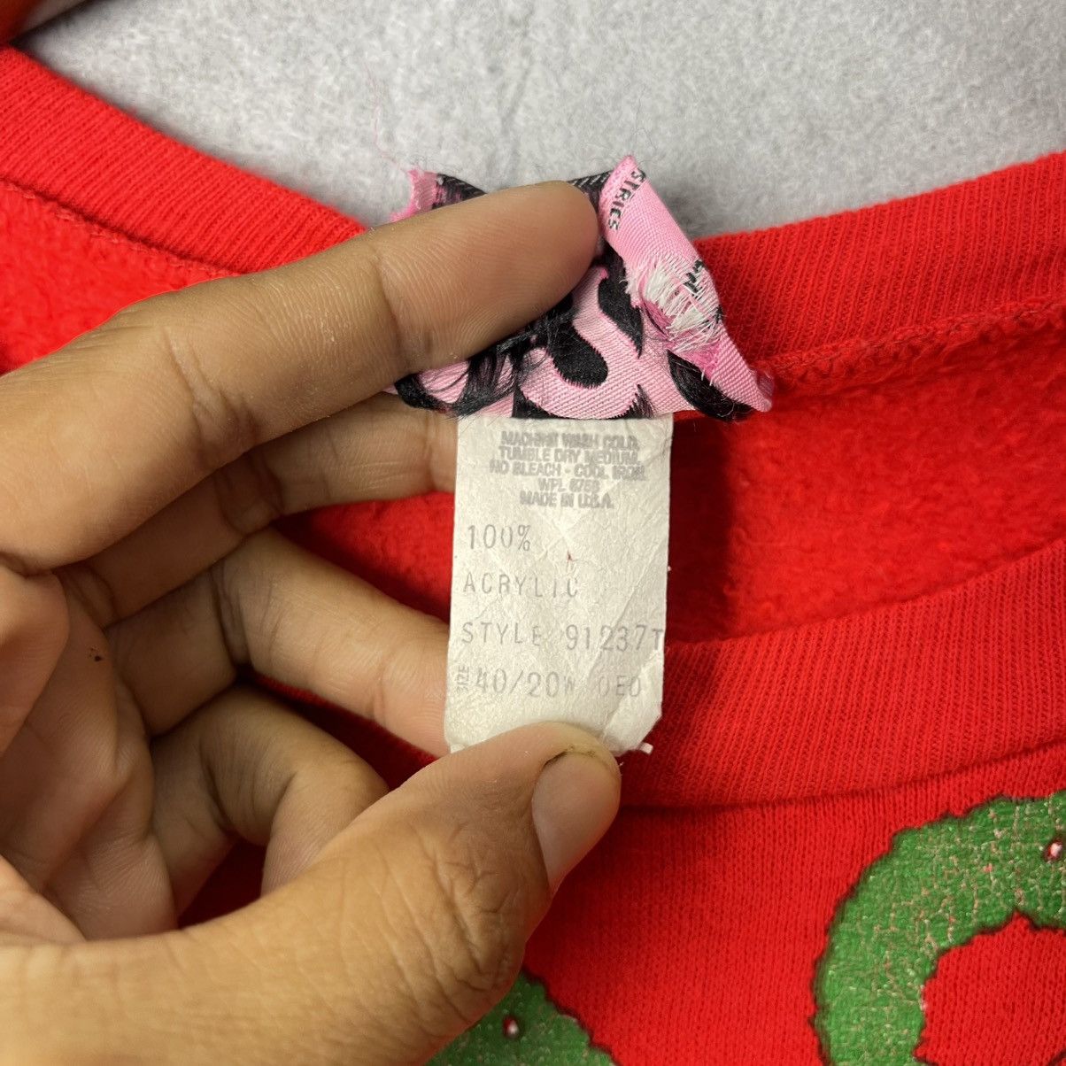 Vintage Vintage 1989 Merry Christmas Bear Sweatshirt Size US L / EU 52-54 / 3 - 9 Thumbnail