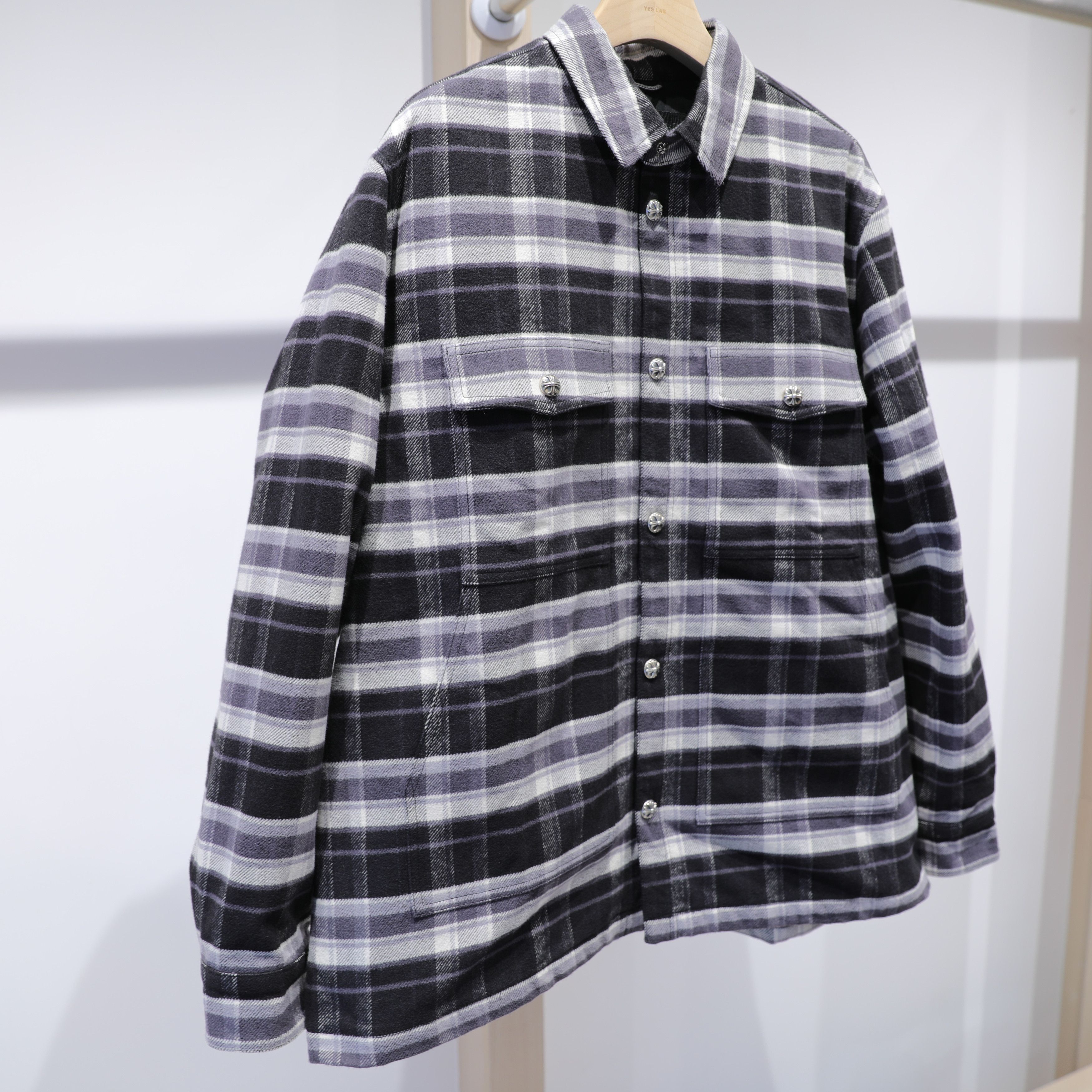 Chrome Hearts Chrome Hearts Work Dog Quilted Flannel Jacket Size US XXL / EU 58 / 5 - 4 Thumbnail