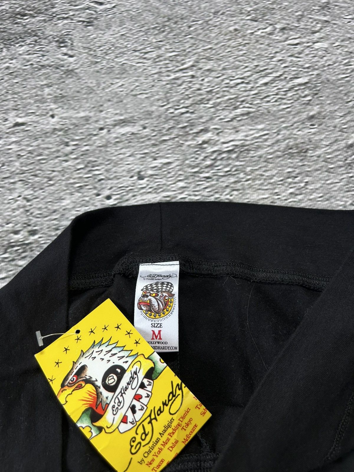 Christian Audigier × Ed Hardy × Vintage Ed Hardy Christian Audigier leggins Y2K big logo Size 28" / US 6 / IT 42 - 8 Thumbnail