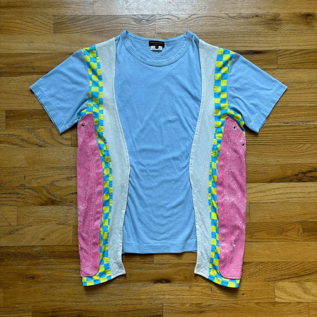 Comme des Garcons Homme Plus SS2018 Patchwork T-Shirt Size US M / EU 48-50 / 2 - 1 Thumbnail