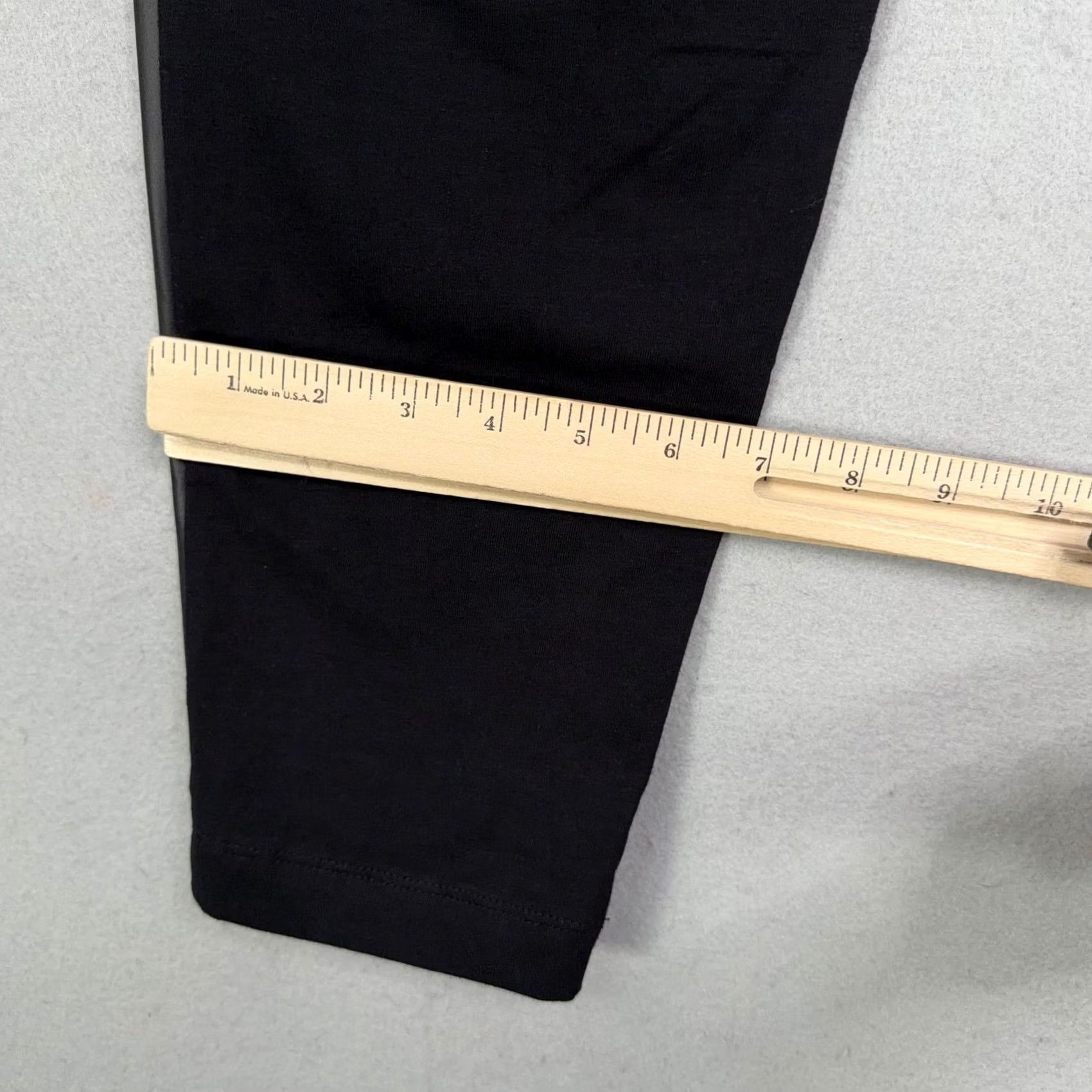 Old Navy Old Navy Leggings Womens XXL Petite Black Faux Leather Mid Rise Ankle Size 27" / US 4 / IT 40 - 7 Thumbnail
