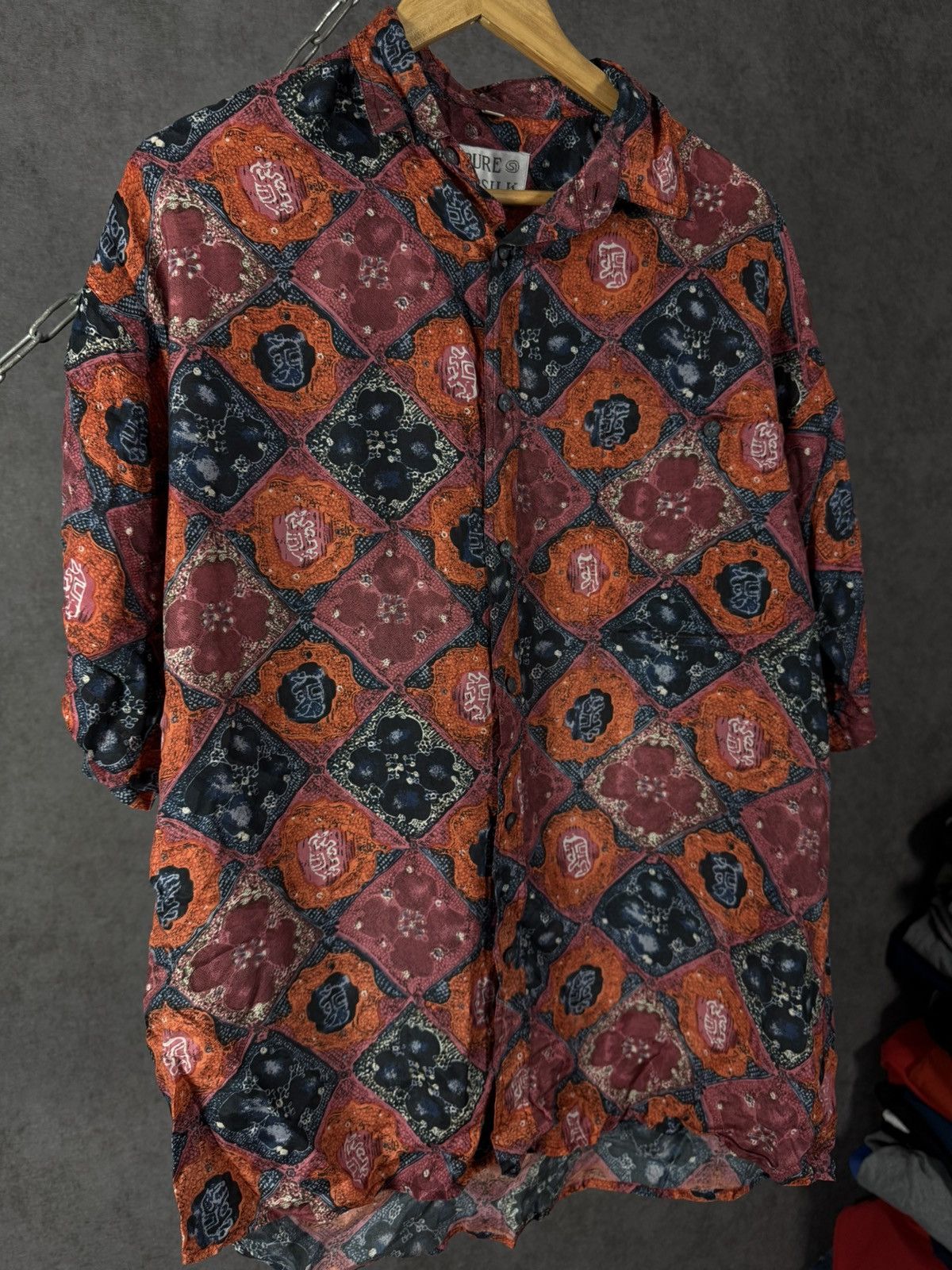 Vintage Art crazy vintage silk shirt Size US L / EU 52-54 / 3 - 3 Thumbnail