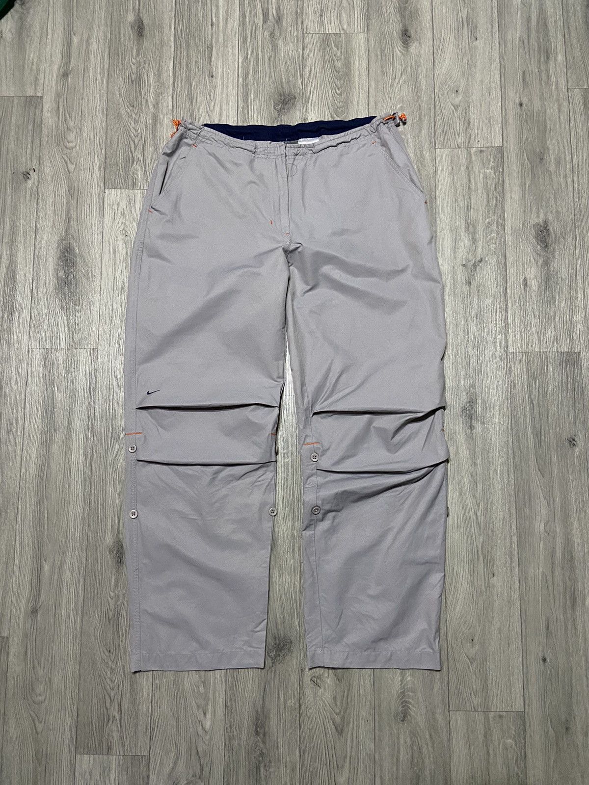 Nike !RARE! Vintage Nike track parachute pants 2 in 1 Size US 32 / EU 48 - 1 Thumbnail