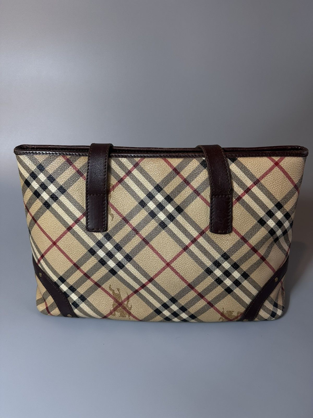 Burberry Borsa Burberry 'Haymarket Check' Tote Bag Size ONE SIZE - 2 Thumbnail
